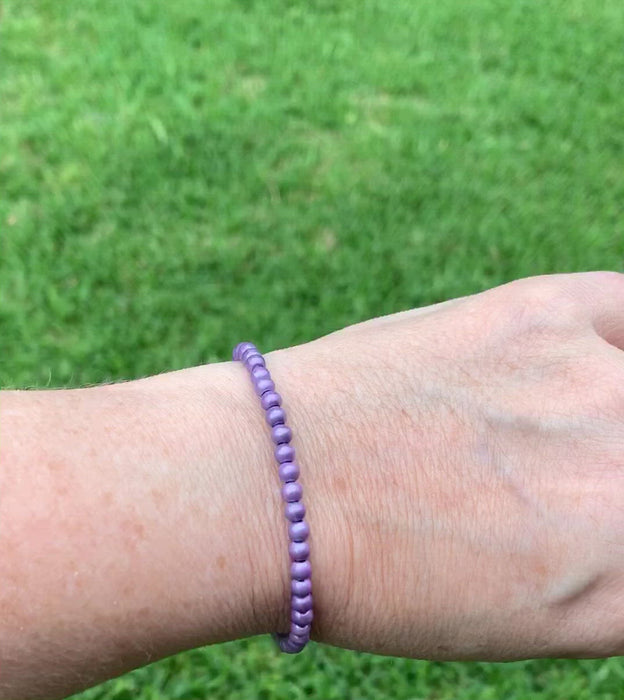 Friendship Bracelet, the Theia by CORDA in Lavender